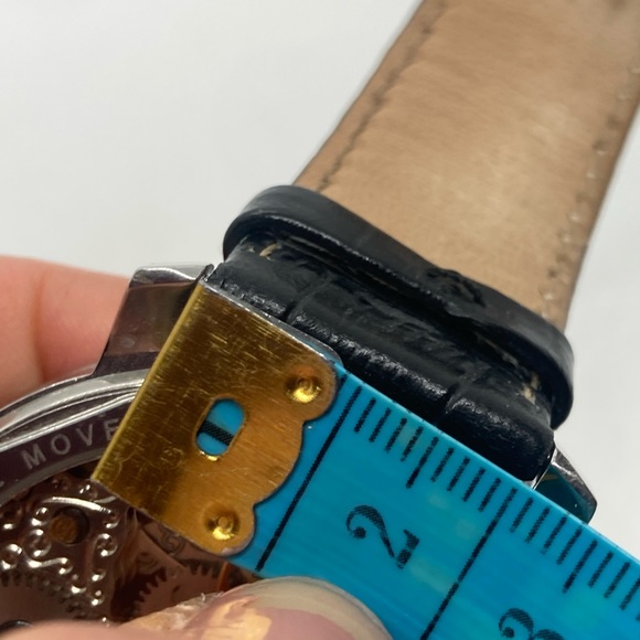 Engelhardt Men’s Wrist Watch Celestial Skeleton Leather Strap Watch | Working - Picture 11 of 14